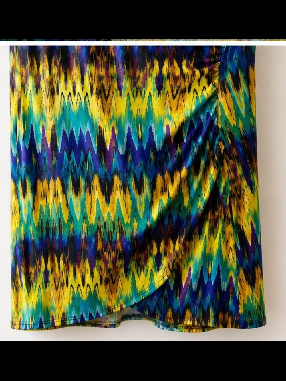 Emma & Michele Multicolor V-Neck Dress - Picture 4 of 4